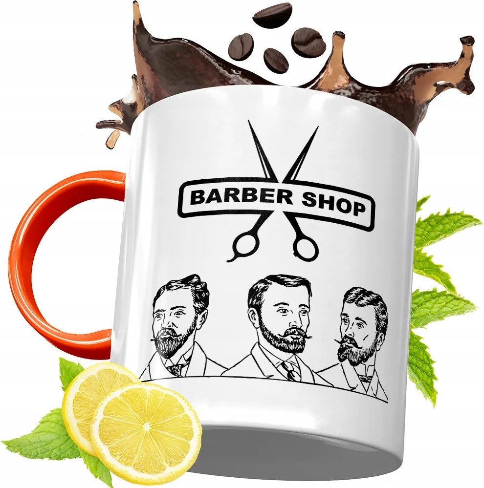 Narancssárga Bögre Fodrásznak Fodrász Ajándék fényképes nyomtatással