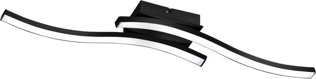 TRIO R62472132 ROUTE Modern LED Mennyezeti Lámpa Fekete LED IP20