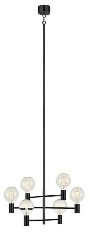 Markslöjd 107281 - Csillár zsinóron CAPITAL 6xE27/60W/230V