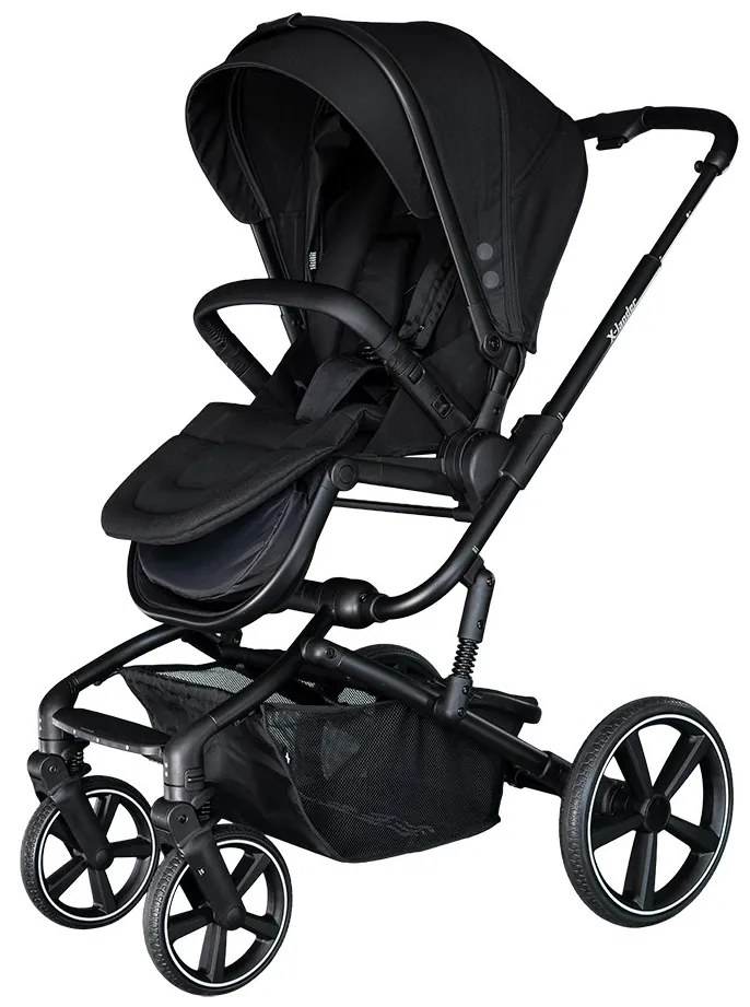 Kombinált babakocsi nagy kerekekkel 2 az 1-ben X-lander Cruiser 2.0 Cool Black