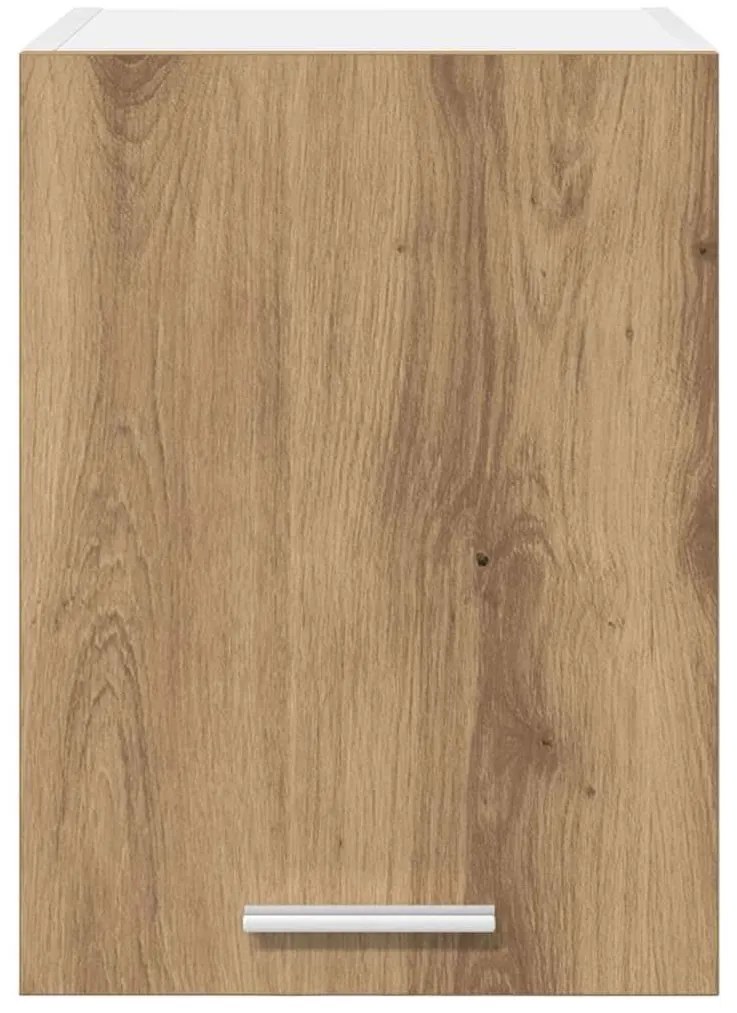 Függő szekrény polcokkal Riga 2 pcs Artisan tölgy és fehér