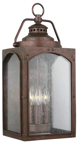 Feiss FE-RANDHURST-L-CO-Kültéri fali lámpa RANDHURST 3xE14/40W/230V IP44