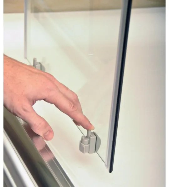 Ravak 3B270C00Z1B-negyedköríves négyrészes BLIX zuhanykabin 90x90cm fényes króm