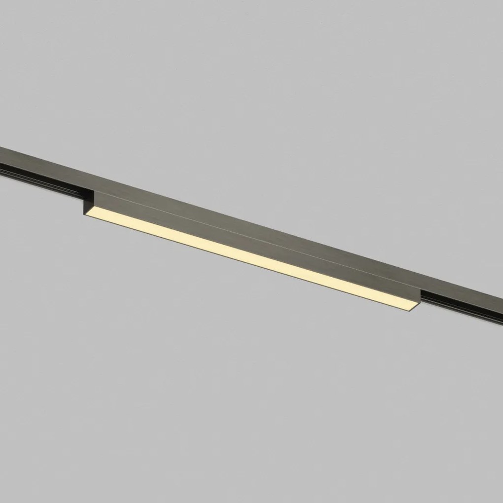 DK/EU-5751-DN Shine Track light, LINEAR 3000 series, L301*W19*H27, LED, 48V DC, 12W, RA≥90, 3000K, IP20, dark nickel color, aluminum — DK/EU-5751-DN