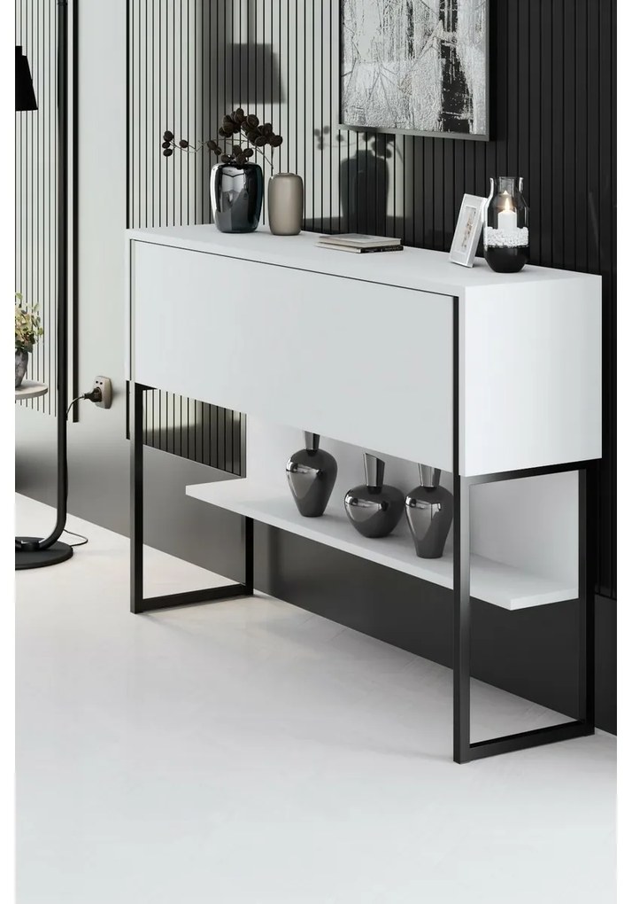 Luxe White and Black komód