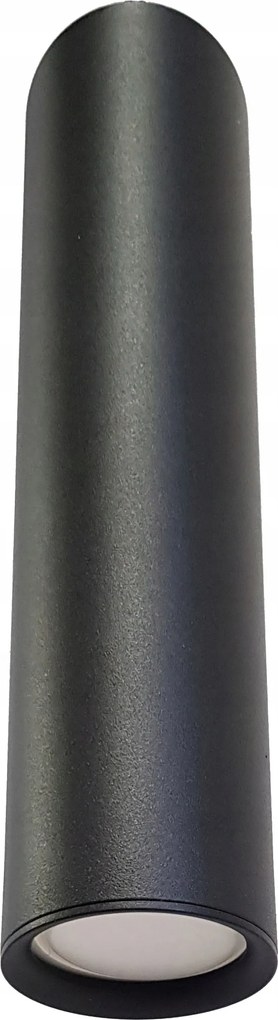 Falra Szerelhető Lámpatest fi60 Spot Cső 29cm GU10 LED-hez fekete