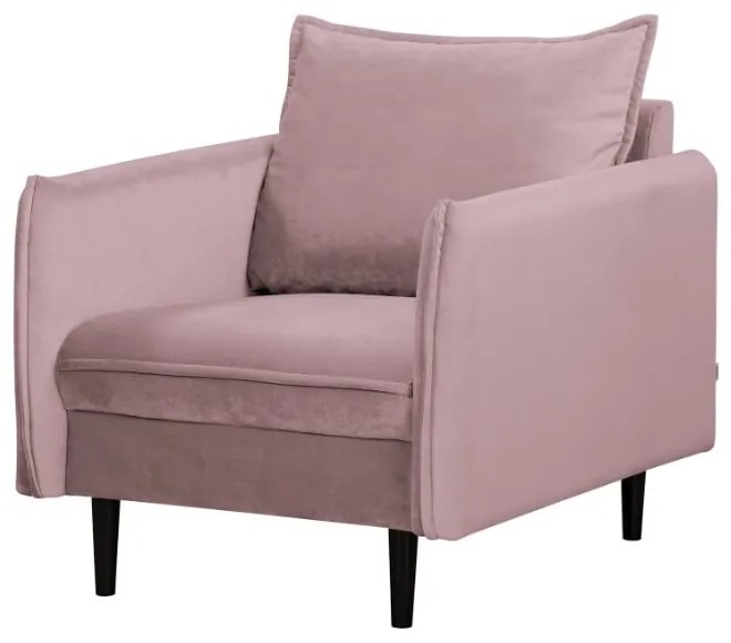 Levendula színű bársony fotel Juli – Ropez