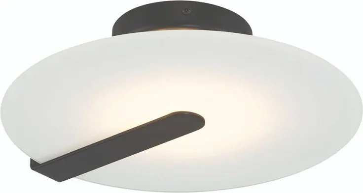 ELSTEAD QN-NUVOLA-F-S-BK NUVOLA Modern Mennyezeti Lámpa Fehér, Matt Fekete LED IP20