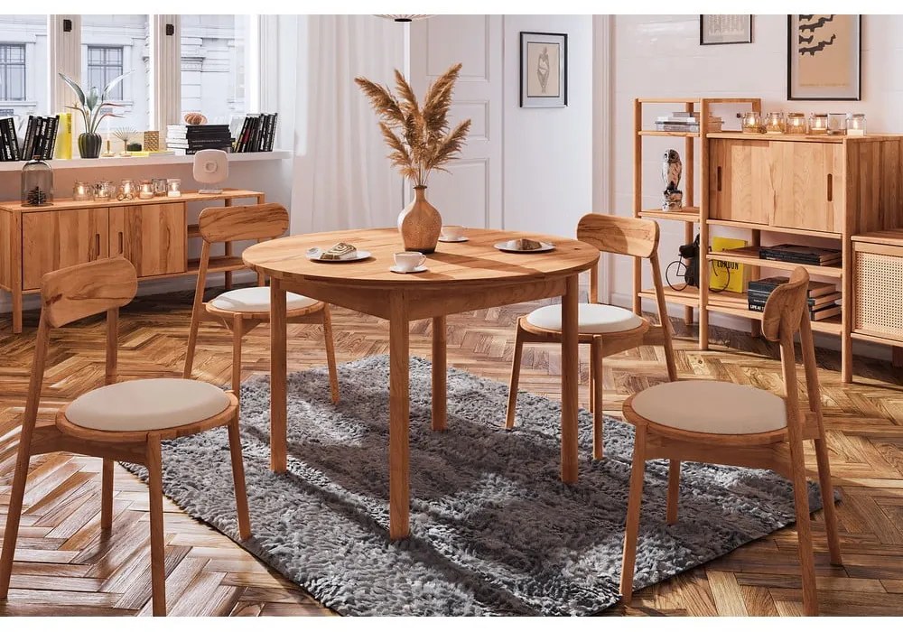 Kerek étkezőasztal ø 100 cm Pola - The Beds