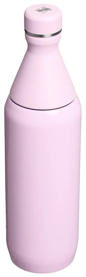 Rózsaszín rozsdamentes acél termopalack 600 ml All Day Slim Bottle Cherry Blossom Gloss – Stanley