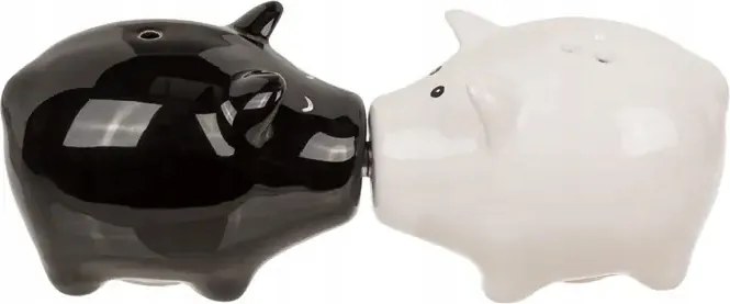 Ajándék Konyha Só-borsszóró Malac Mágnessel Kerámia 7 CM