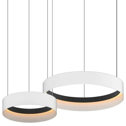 LED Csillár zsinóron ORBITA LED/72W/230V fehér/fekete