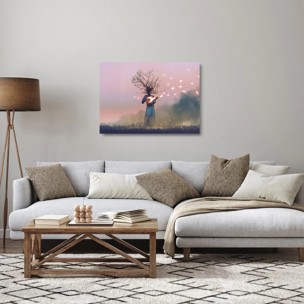 Kép - Revitalizált természet (üvegen) (70x50 cm)