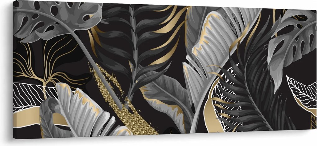 Kép - Arany dzsungel (120x50 cm)