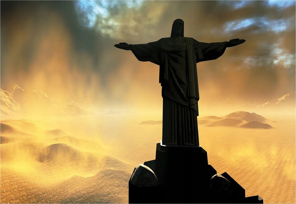 Fotótapéta Krisztus Megváltó Rio de Janeiro Brazília vinyl 416x254 +ragasztó