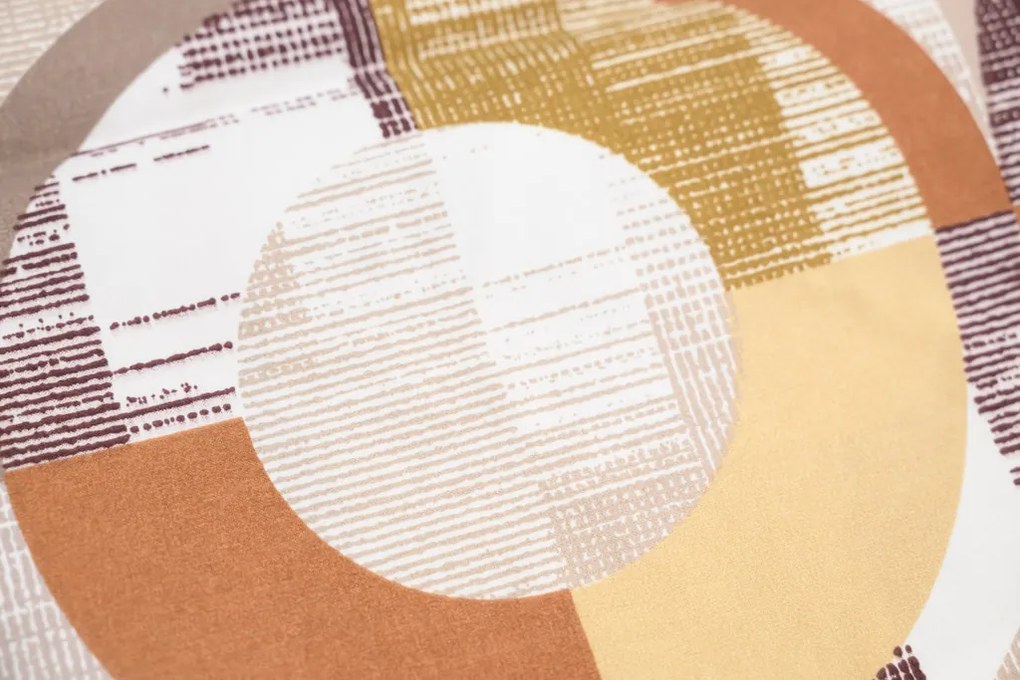 Mikroszálas ágyneműhuzat CIRELLO barna-szürke Ágyneműhuzat mérete: 70 x 90 cm | 140 x 200 cm