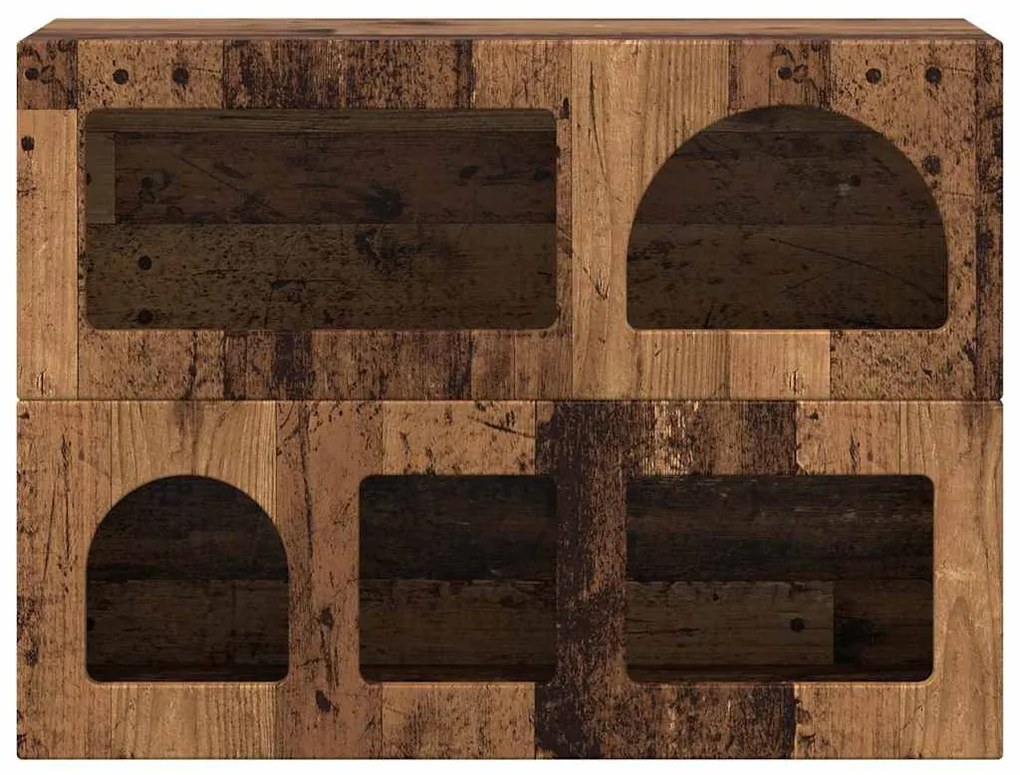 Széf Öreg fa 80,5 x 35 x 59 cm Faanyag