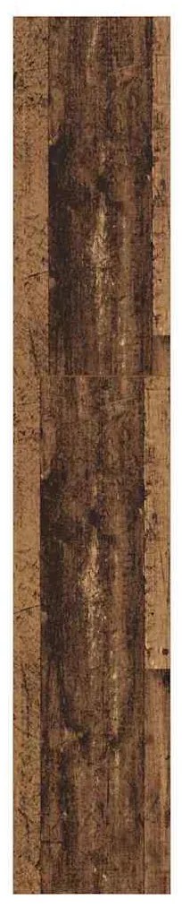 Könyvespolc Régi fa 60 x 30 x 166 cm Faanyag
