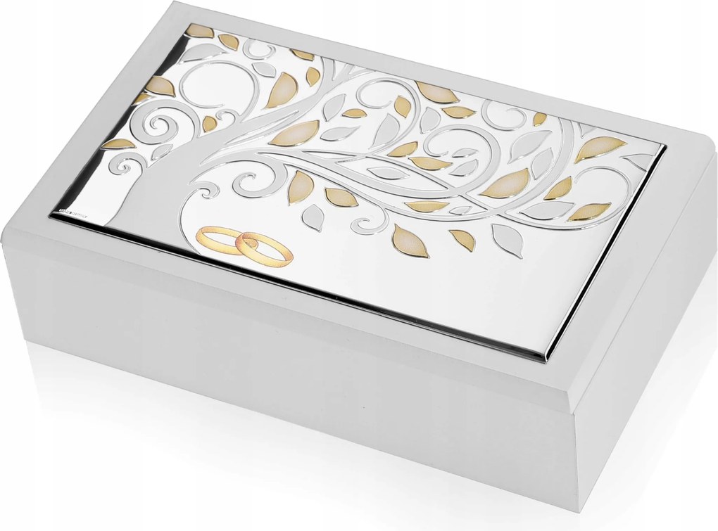 Esküvői gyűrűtartó doboz Méret: 20.5x12.5x5.5 cm Cikkszám: CM454178