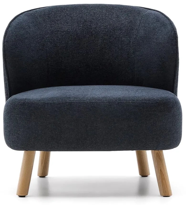 Szürkéskék zsenília fotel Ulit – Kave Home