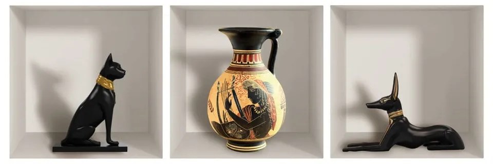 Egyptian 3 db-os 3D falmatrica szett - Ambiance