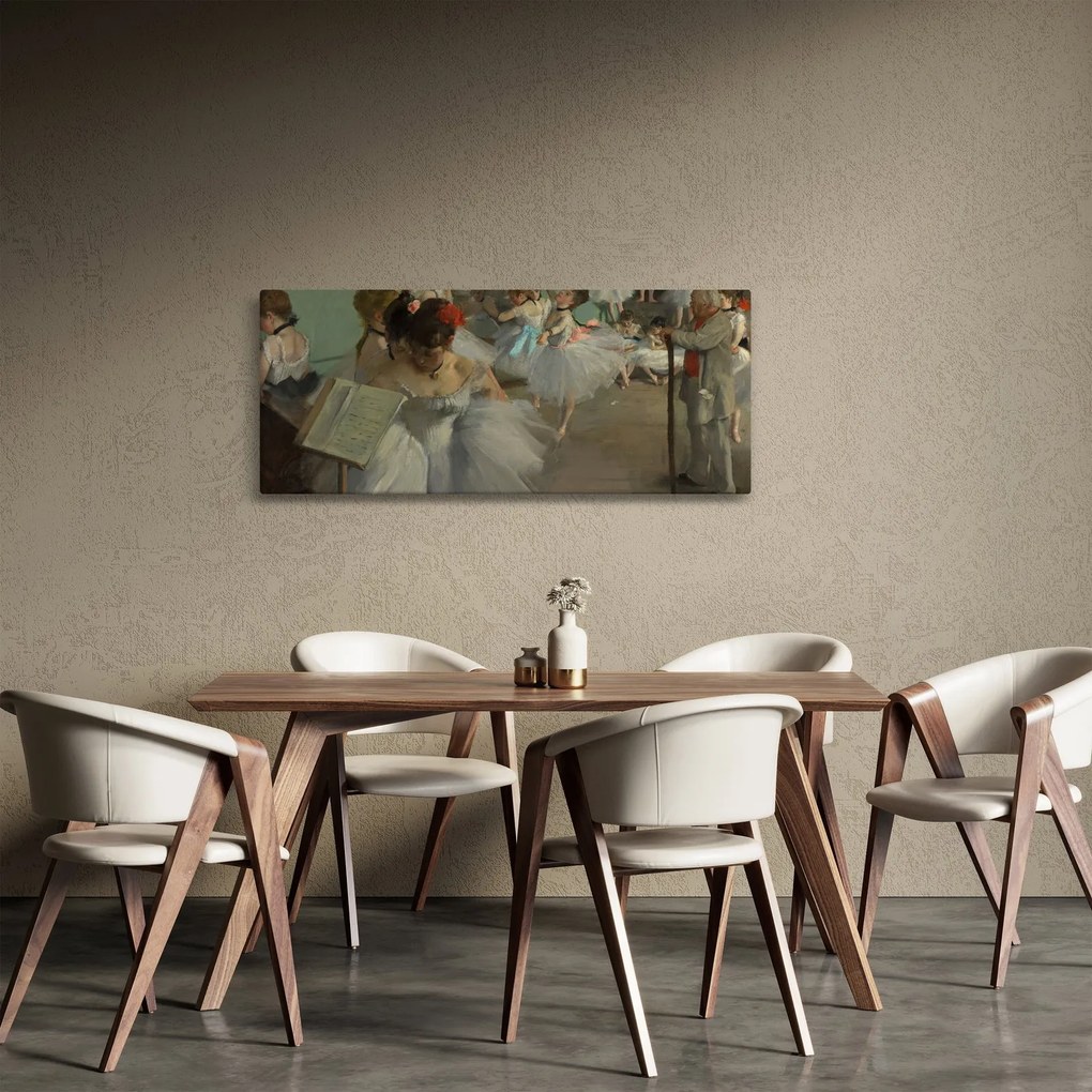 Kép - Edgar Degas, The Dance Class, reprodukciók (120x50 cm)