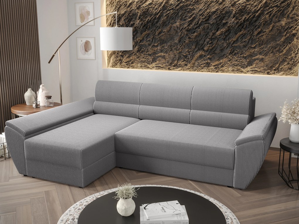 Sarok ülőgarnitúra Radiant L3 (szürke) (B). 1062240