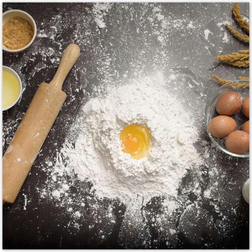 Poszterek 30x30 Kilátás felülről a tojáslisztre