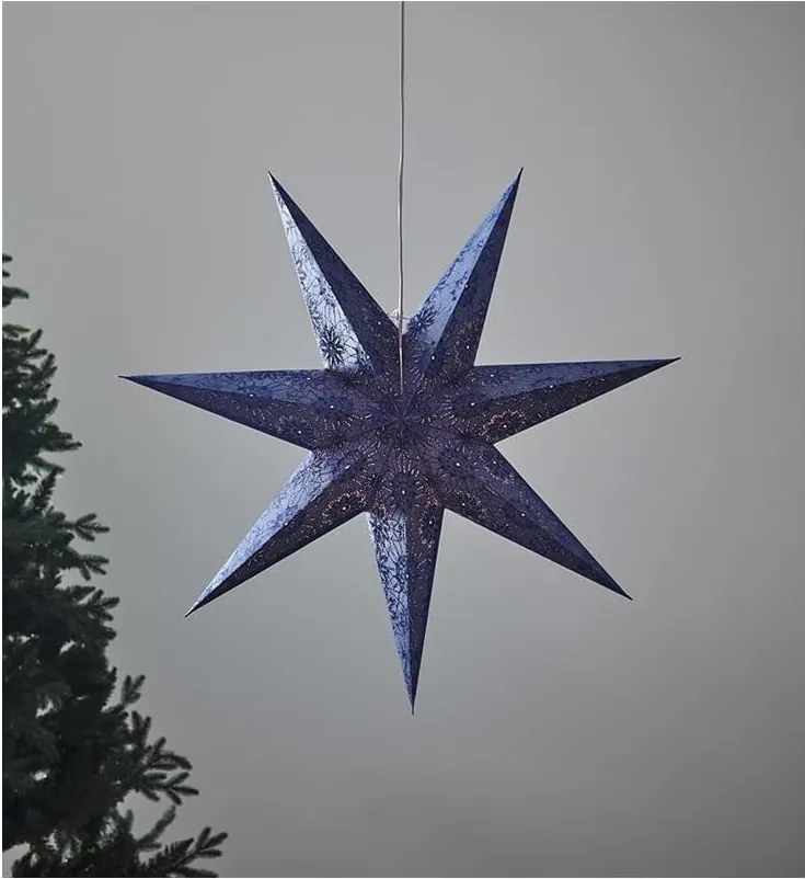 Isadora kék függő fénydekoráció, magasság 45 cm - Markslöjd