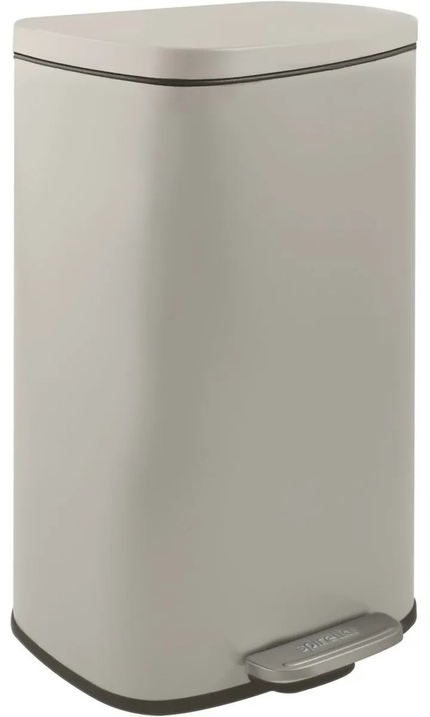 Spirella Pedálový odpadkový koš soft-close Akira30 l, matt grey-brown, 30 l