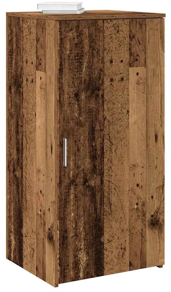 tároló szekrény antik fa 50x45x103,5 cm szerelt fa
