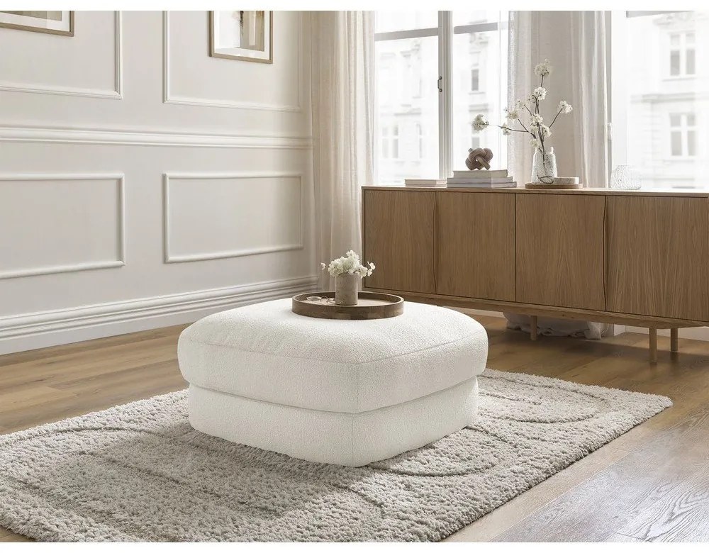 Fehér buklé lábtartó Leonore – Bobochic Paris