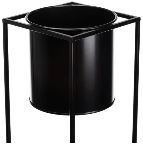 RING virágtartó állvány 100x23 cm fekete