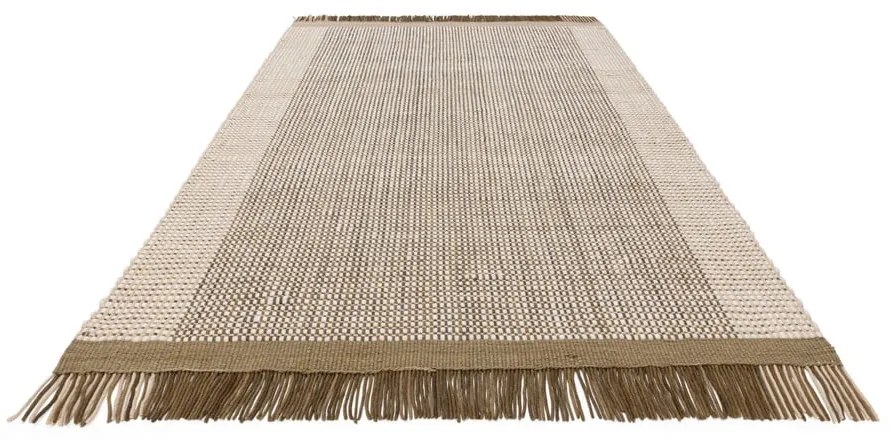 Világosbarna kézi szövésű gyapjú szőnyeg 200x290 cm Avalon – Asiatic Carpets
