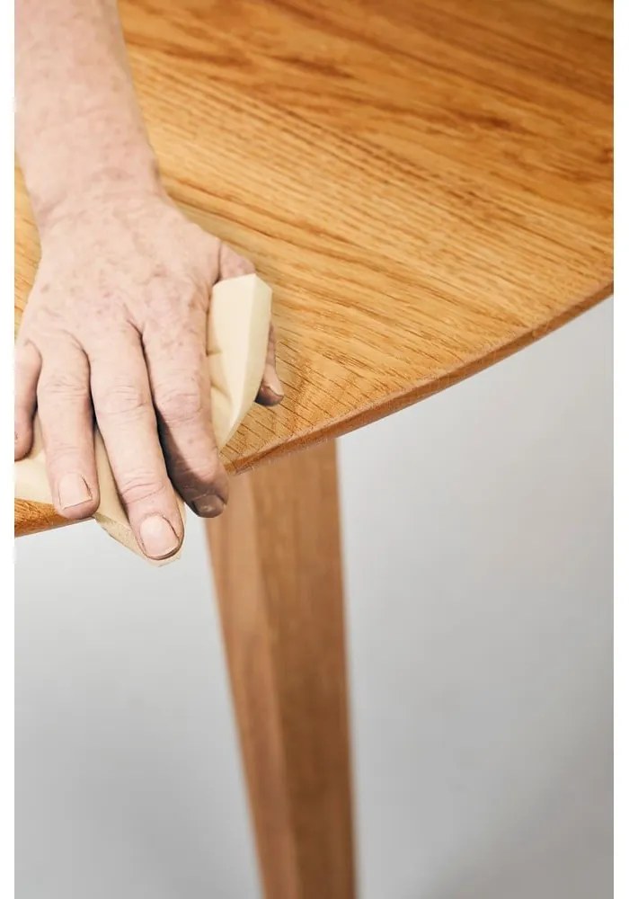 Tölgyfa bővíthető étkezőasztal hosszabbító asztallappal 100x220 cm Amalfi – Hammel Furniture