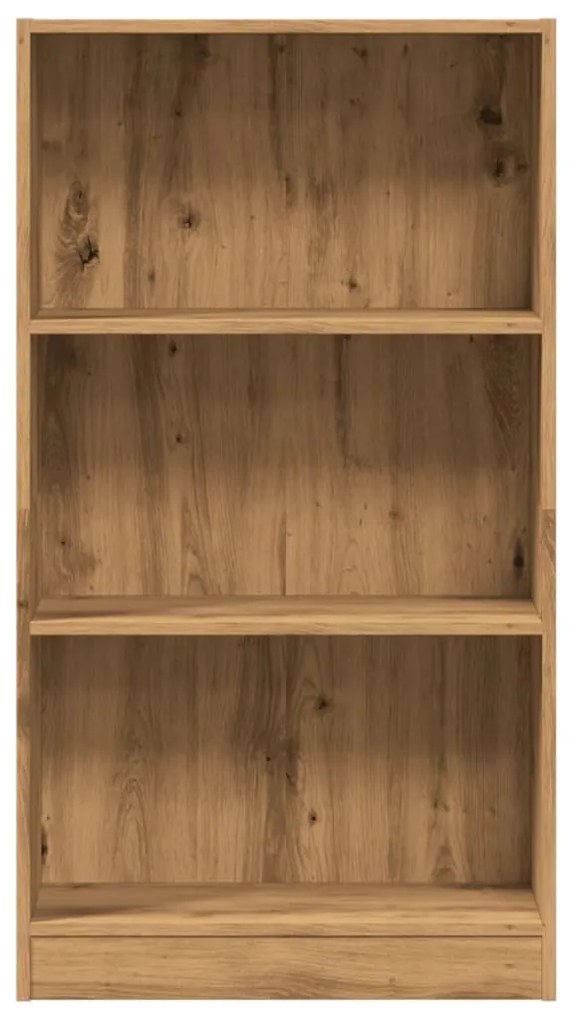 kézműves tölgy szerelt fa könyvespolc 60 x 24 x 109 cm
