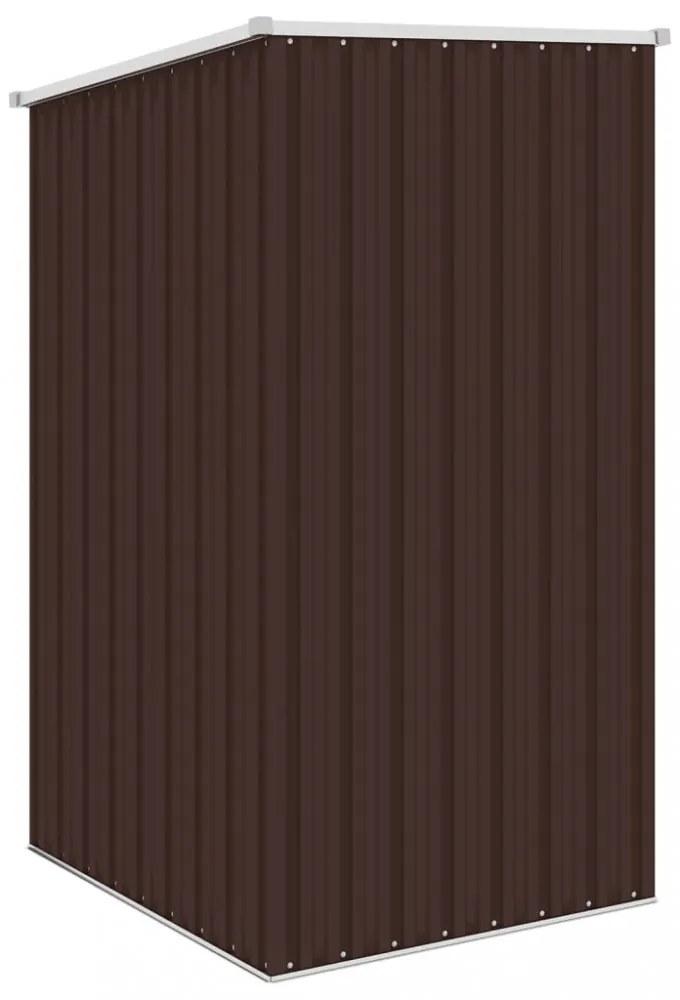 barna horganyzott acél kerti fészer 87 x 98 x 159 cm