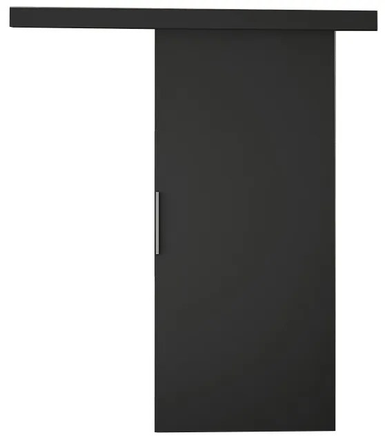 Tolóajtó Larouche 1 (matt fekete). 1083343