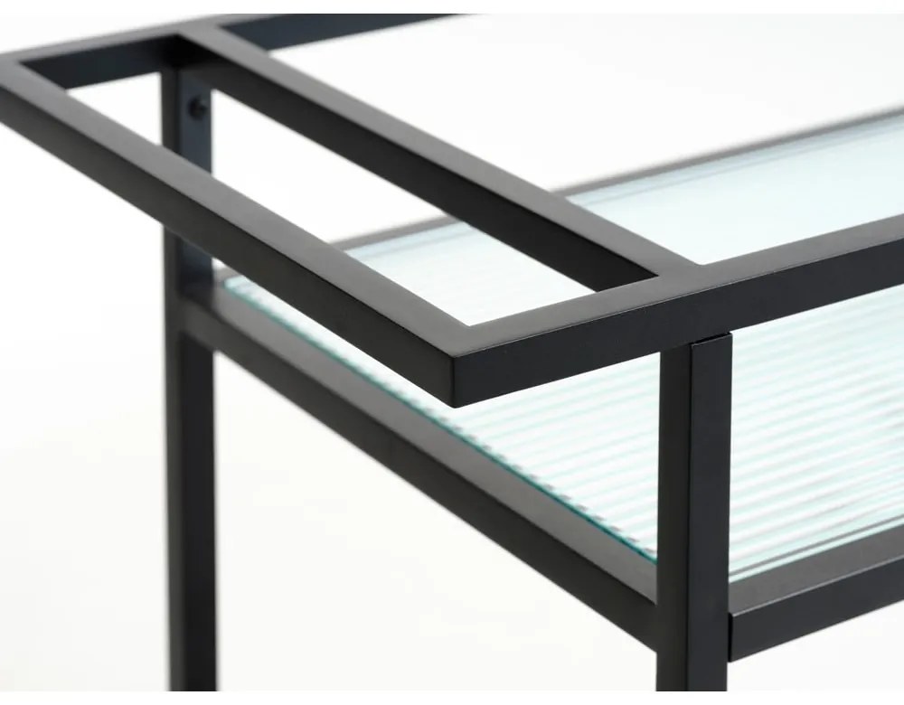 Üveg zsúrkocsi 42x70 cm Bronco – Unique Furniture