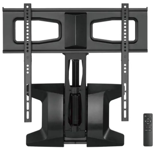 MK FLORIA MKF-21DM647-Falra szerelhető TV-tartó forgatható csuklóval 70" fekete +távirányítóval