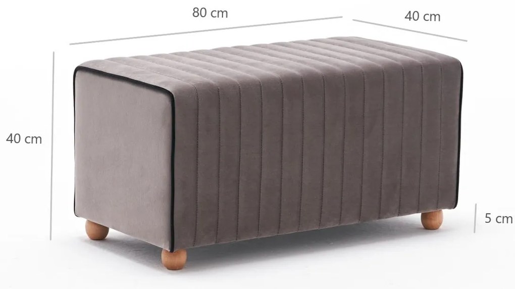 Mabel Pouf Mink zsámoly