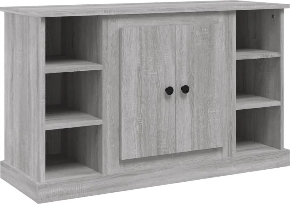 vidaXL szürke sonoma színű szerelt fa tálalószekrény 100x35,5x60 cm