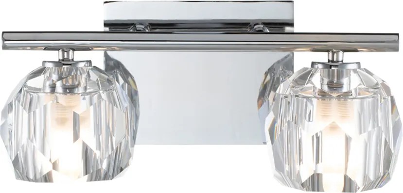 Quintiesse glamour fürdőszobai lámpa regalia csiszolt króm átlátszó elsqnregalia2pcbath IP44