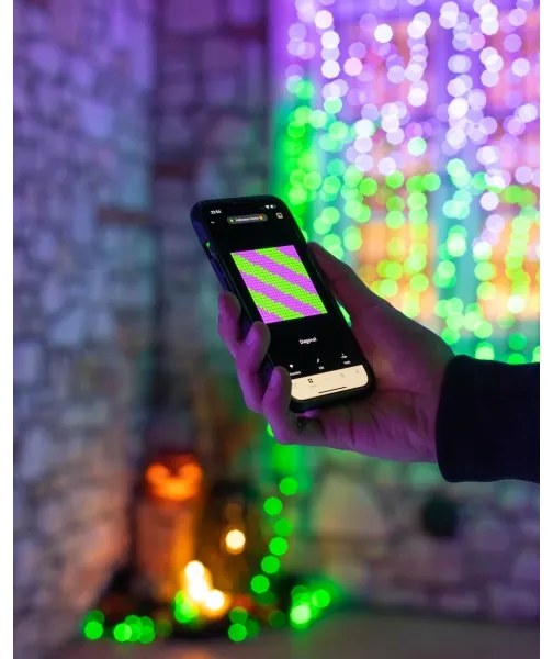 Twinkly TWS250SPP-TEU - LED RGBW Kültéri füzér 250xLED 23,5m IP44 Wi-Fi