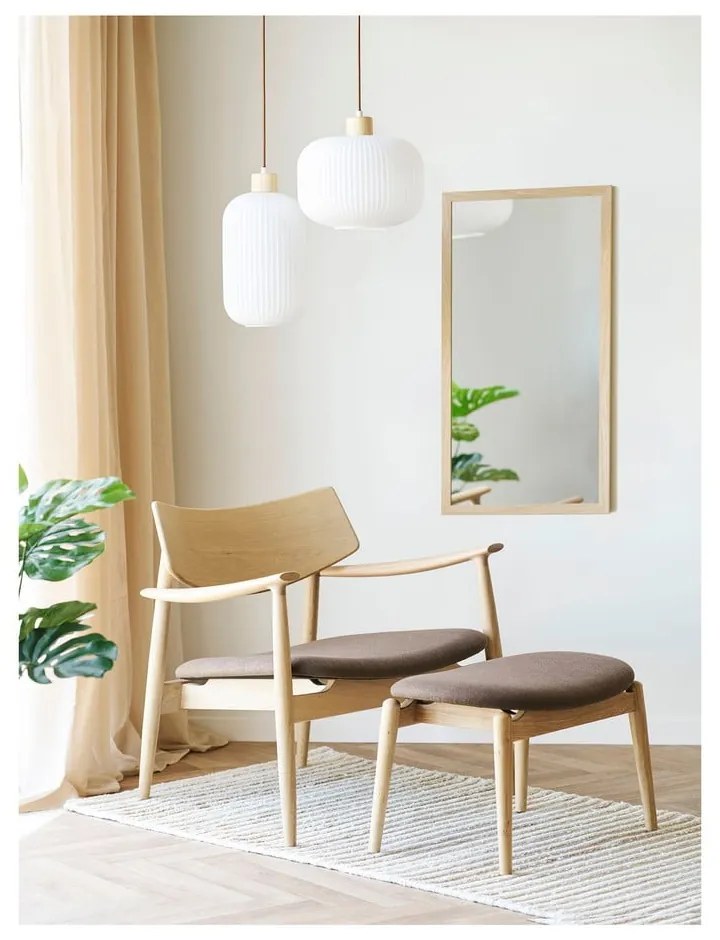 Barna fotel lábtartóval Olvera – House Nordic