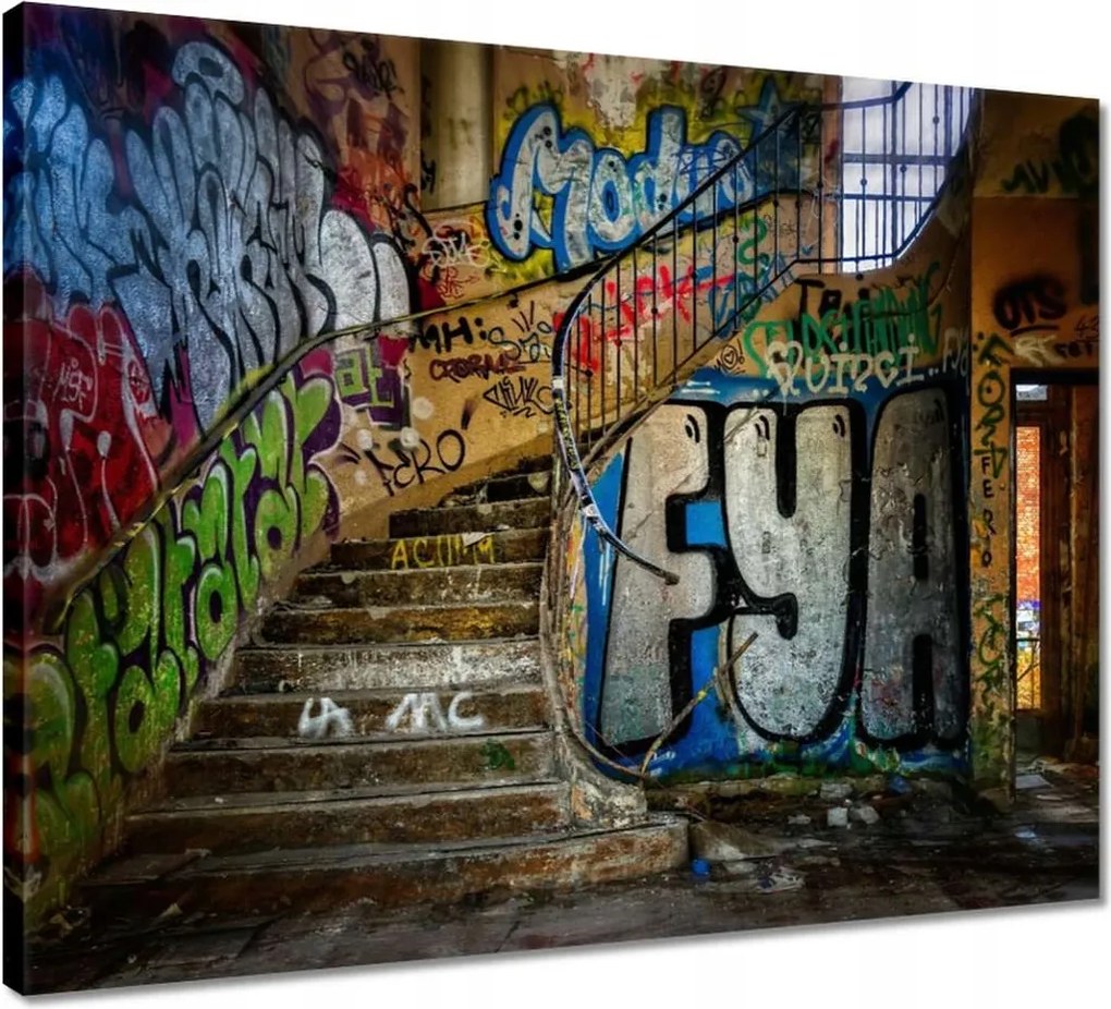 Vászonkép 50x40 Graffiti falfestmények