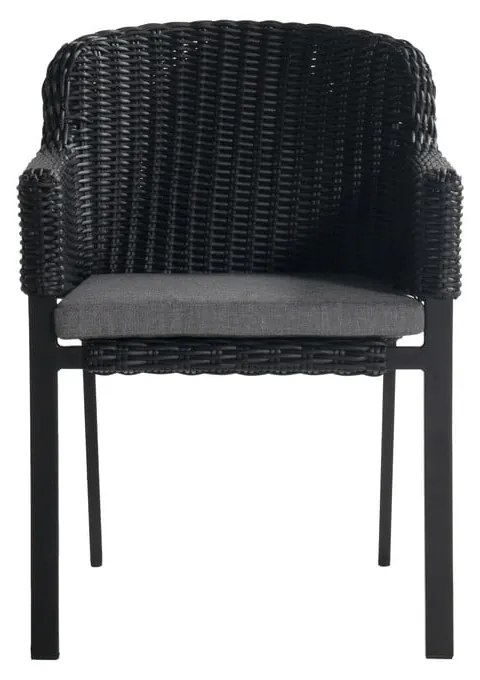 Fekete műanyag kerti szék Cairo – Hartman