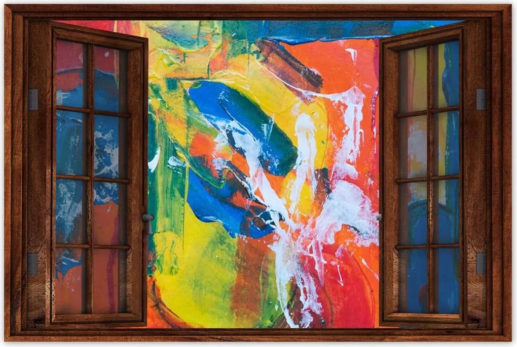 Poszterek 90x60 Absztrakt Sas