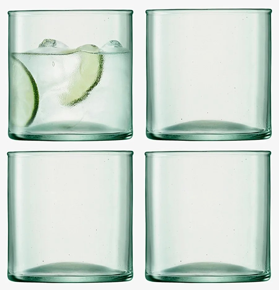 Baldachinos üveg, 350 ml, átlátszó, 4 db-os készlet - LSA International