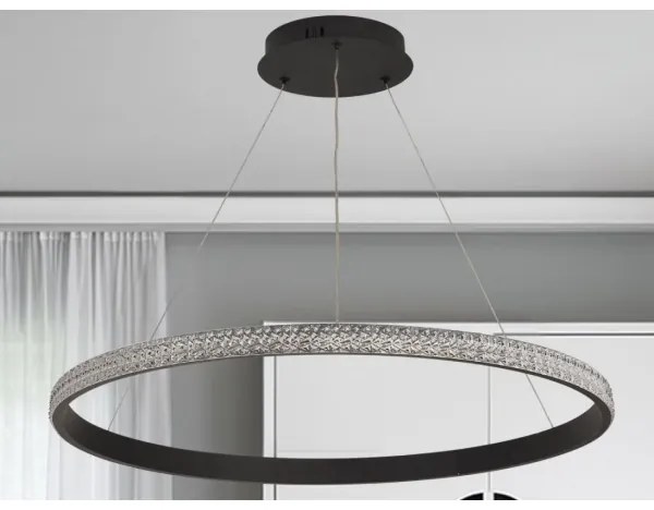 LED dimmelhető csillár zsinóron LED/55W/230V 3000-6500K + távirányítás